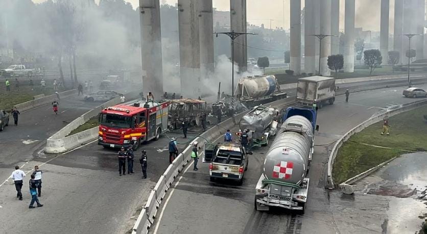 Transportadora Silza, sin seguro vigente en explosión de pipa de gas en Iztapalapa: ASEA
