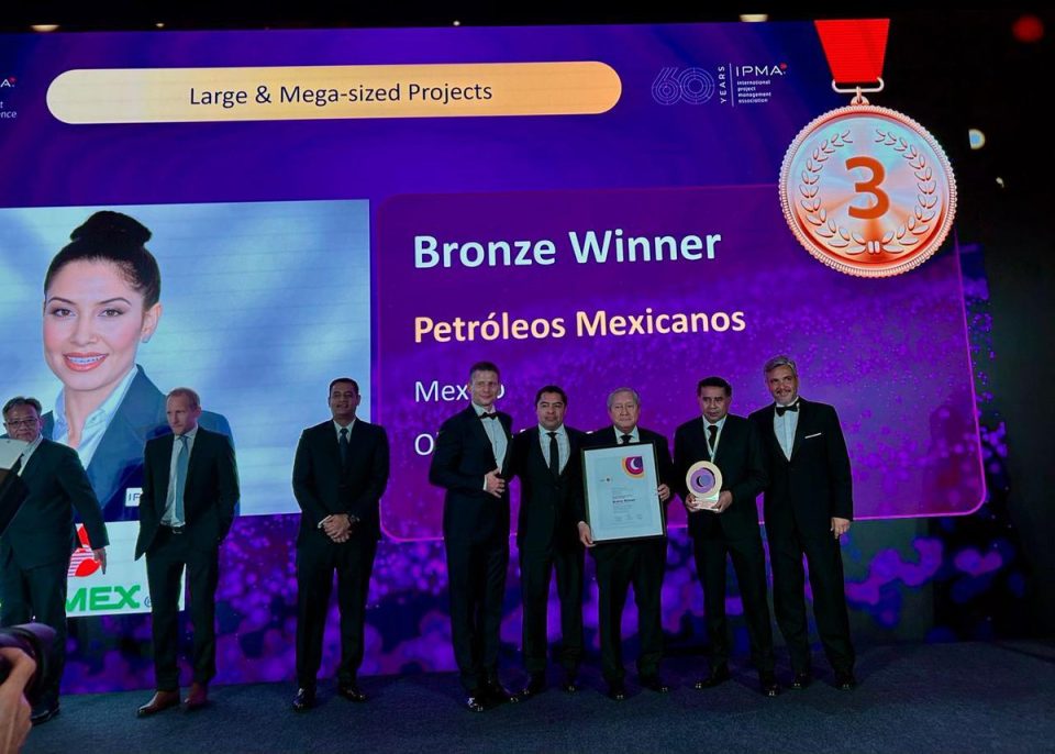 Refinería Olmeca obtiene tercer lugar en el Premio Internacional a la Excelencia en Proyectos 2025