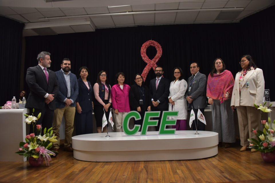 CFE refuerza su compromiso con la prevención del cáncer de mama