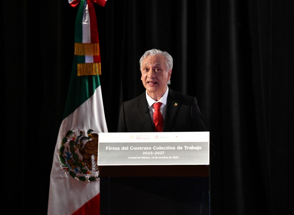 Pemex y STPRM formalizan Contrato Colectivo de Trabajo 2025–2027