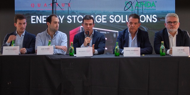 AINDA invertirá 50 MDD en Quartux para impulsar almacenamiento energético a gran escala en México