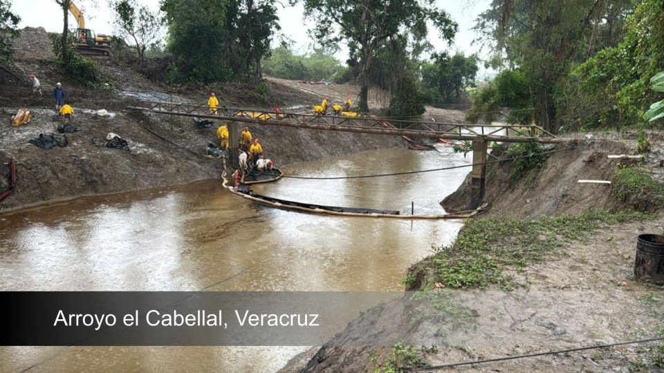 Pemex refuerza acciones preventivas en el norte de Veracruz tras afectaciones por lluvias intensas