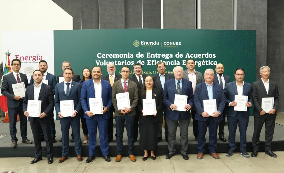 SENER fortalece alianza con industria para impulsar eficiencia energética con Acuerdos Voluntarios