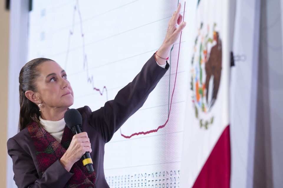 Sheinbaum destaca recuperación de obra pública, Pemex y CFE