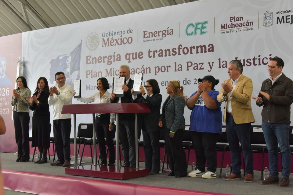 Electrificación total e internet gratuito: Michoacán avanza hacia la justicia social y energética