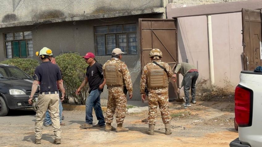 FGR, Pemex y gobierno de Ecatepec sellan toma clandestina y rellenan túnel para mitigar riesgos