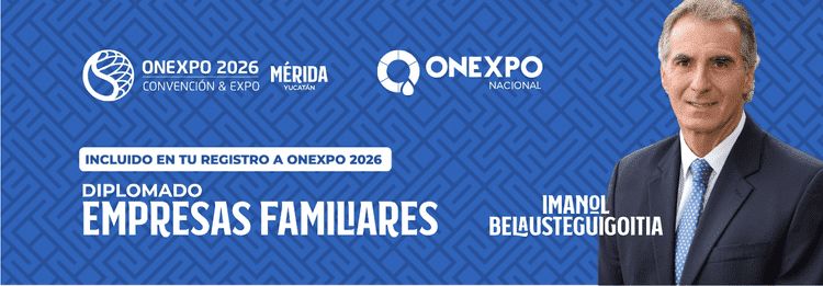 a Onexpo Convention & Expo 2026 (OCE26), que se realizará del 12 al 15 de mayo en Mérida, Yucatán, sumará a su programa un componente académico de alto valor estratégico: el Diplomado en Empresas Familiares