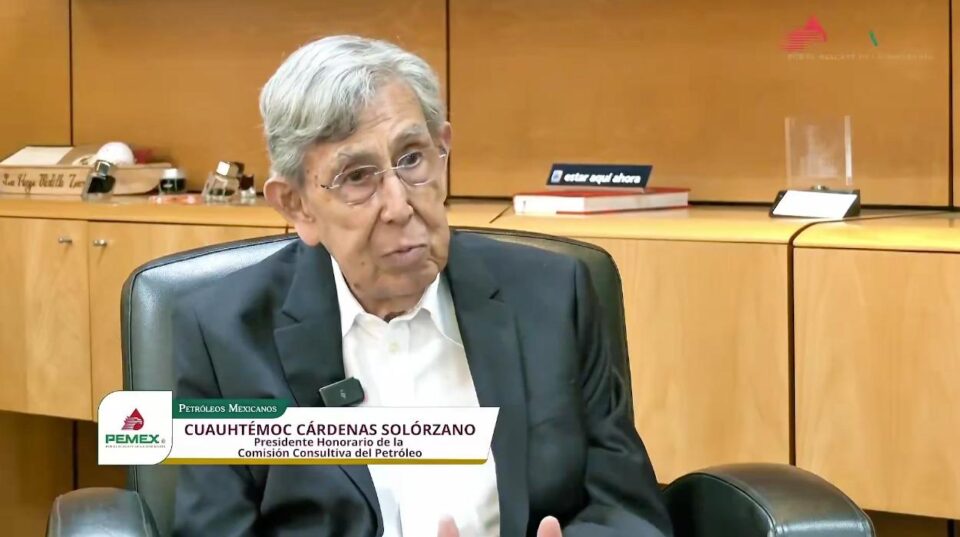 Cuauhtémoc Cárdenas preside la Comisión Consultiva para convertir a Pemex en una entidad energética integral