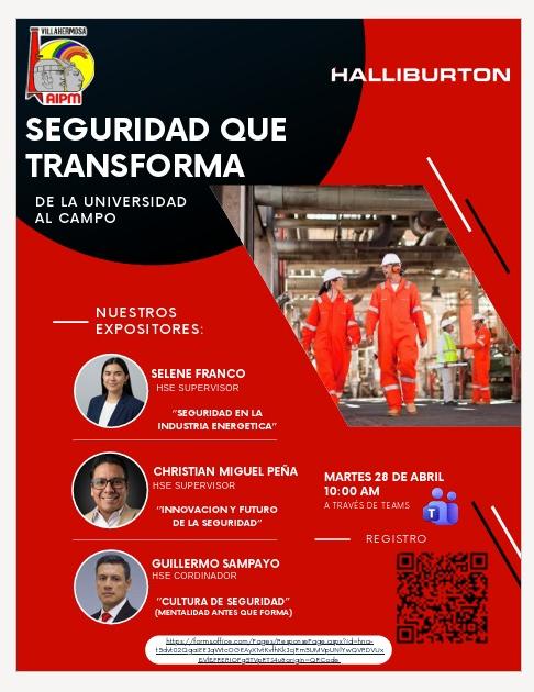 Halliburton y la AIPM fortalecen la formación estudiantil con enfoque en seguridad industrial