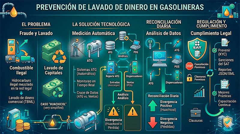 Ley Antilavado en gasolineras