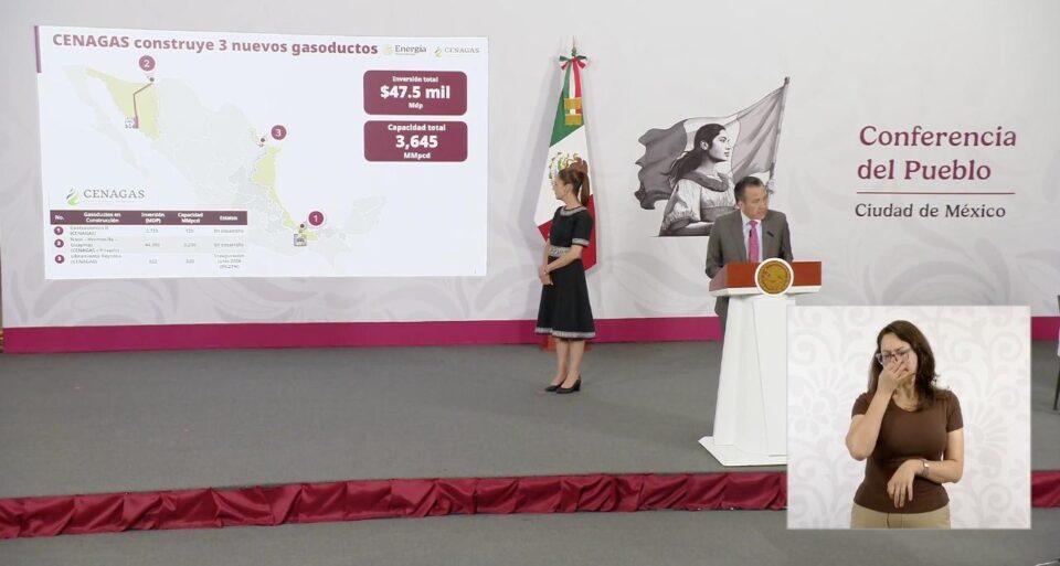 CENAGAS destina 47,500 mdp en la construcción de tres nuevos gasoductos en México