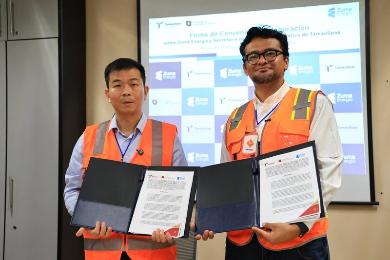 Tamaulipas y Zuma Energy firman convenio para fortalecer las inversiones energéticas