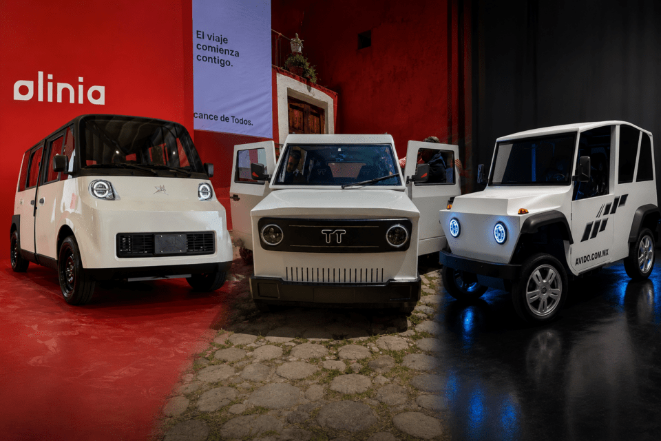 México acelera en la electromovilidad urbana con tres propuestas: Olinia 1, TT01 y AVIDO
