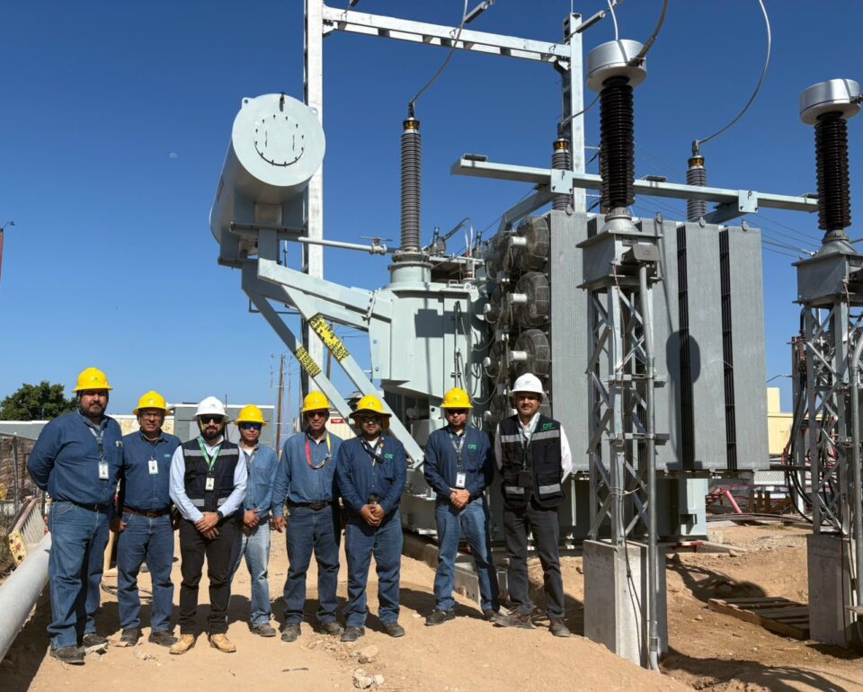 CFE energiza transformador en la Subestación Turbogás Los Cabos para fortalecer la red eléctrica en BCS